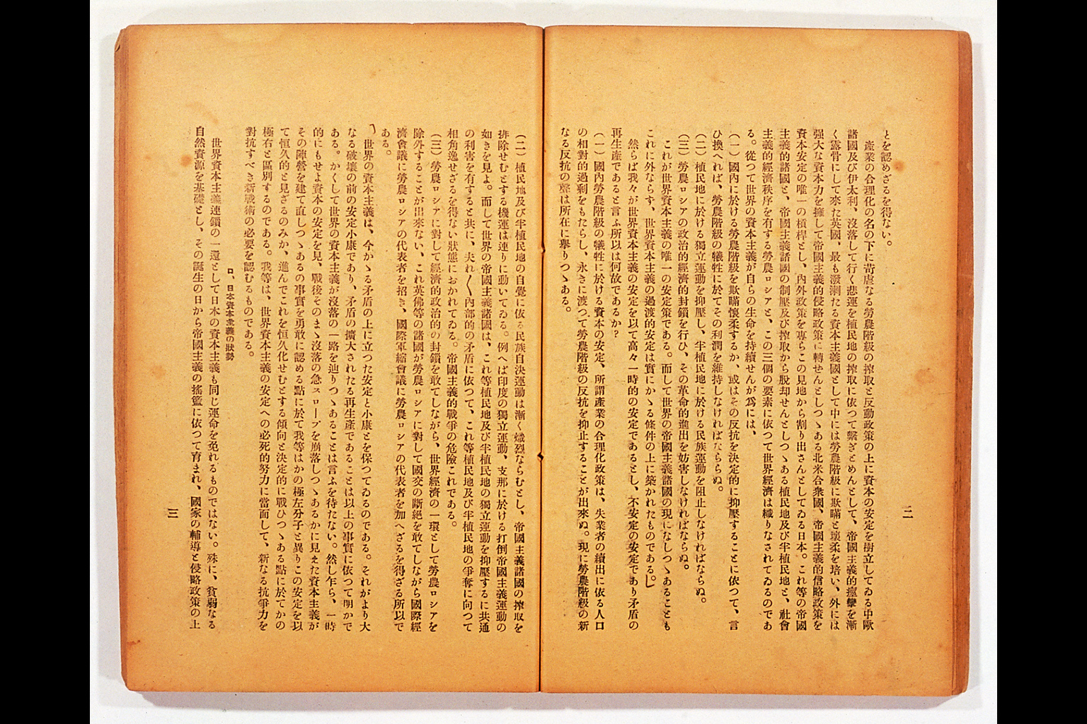 Measure and Report of the Japan Ronoto Party Headquarters, Presented at Its First National Convention(larger)