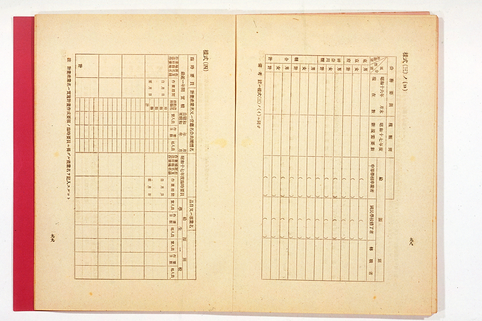 National Mobilization Plan for 1942 (Showa 17)(larger)