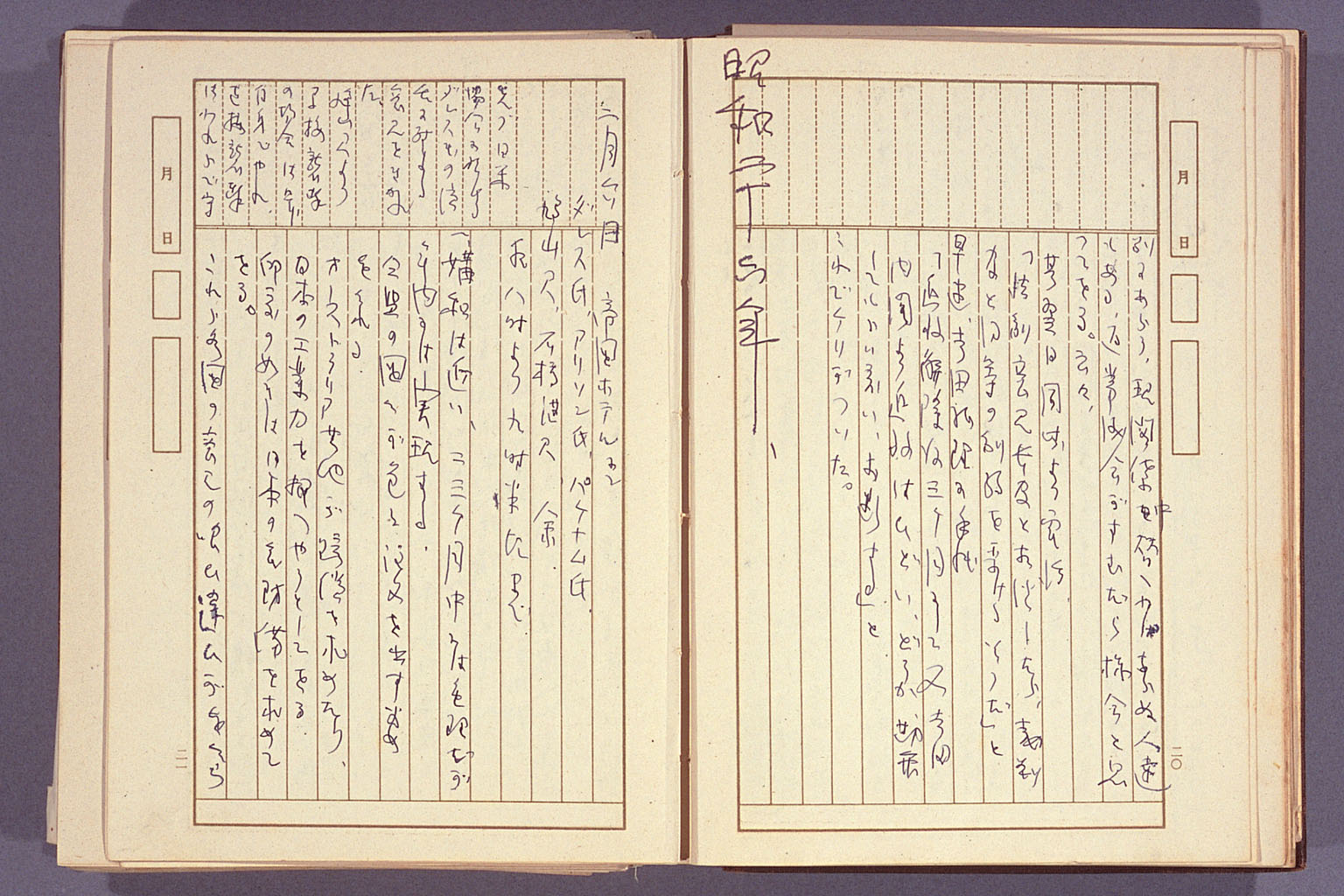 New diary, 1950～1952 (larger)