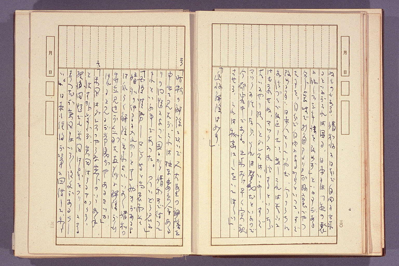 New diary, 1950～1952 (larger)