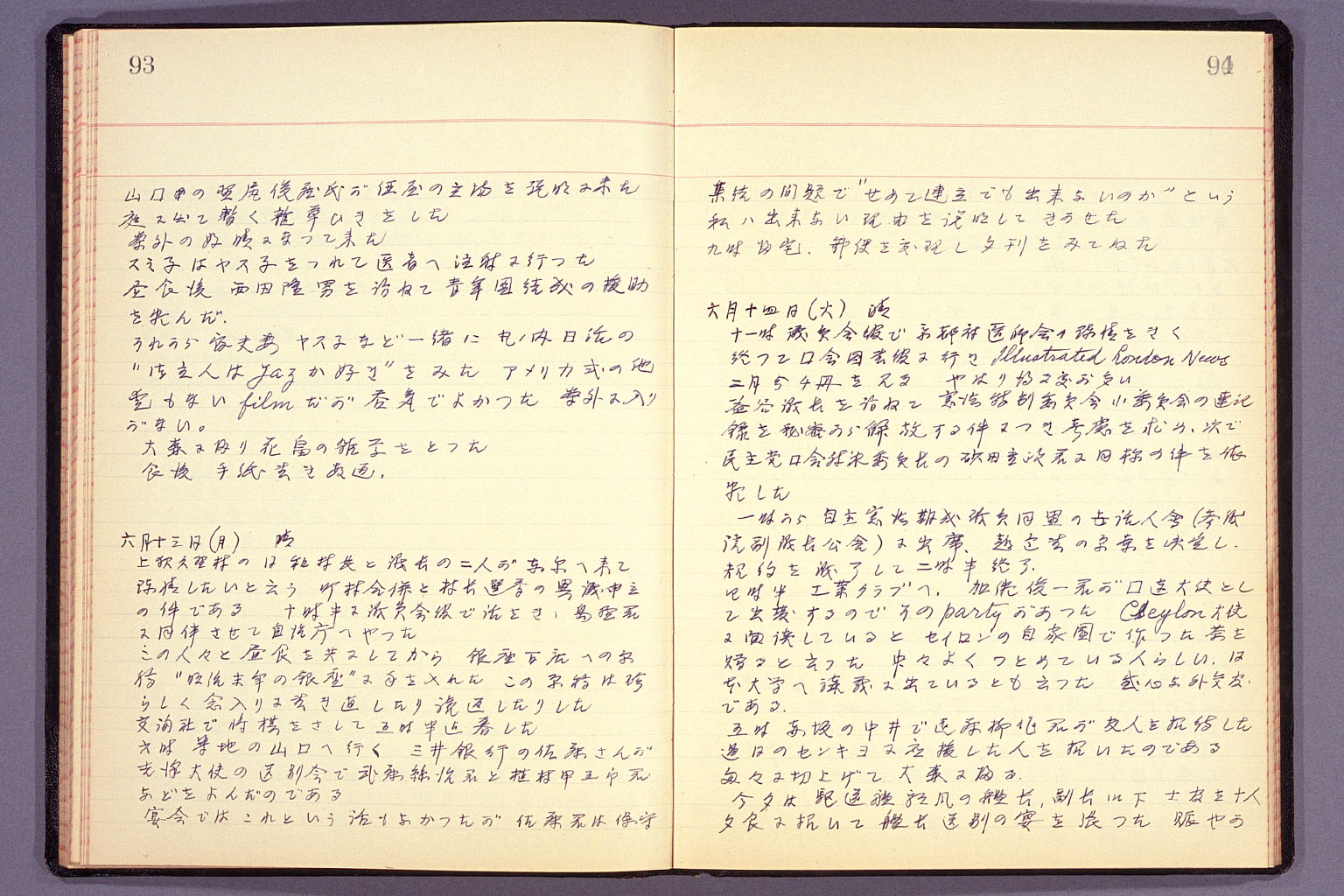 Diary from the end of March 1955 to September 15, 1955 (larger)