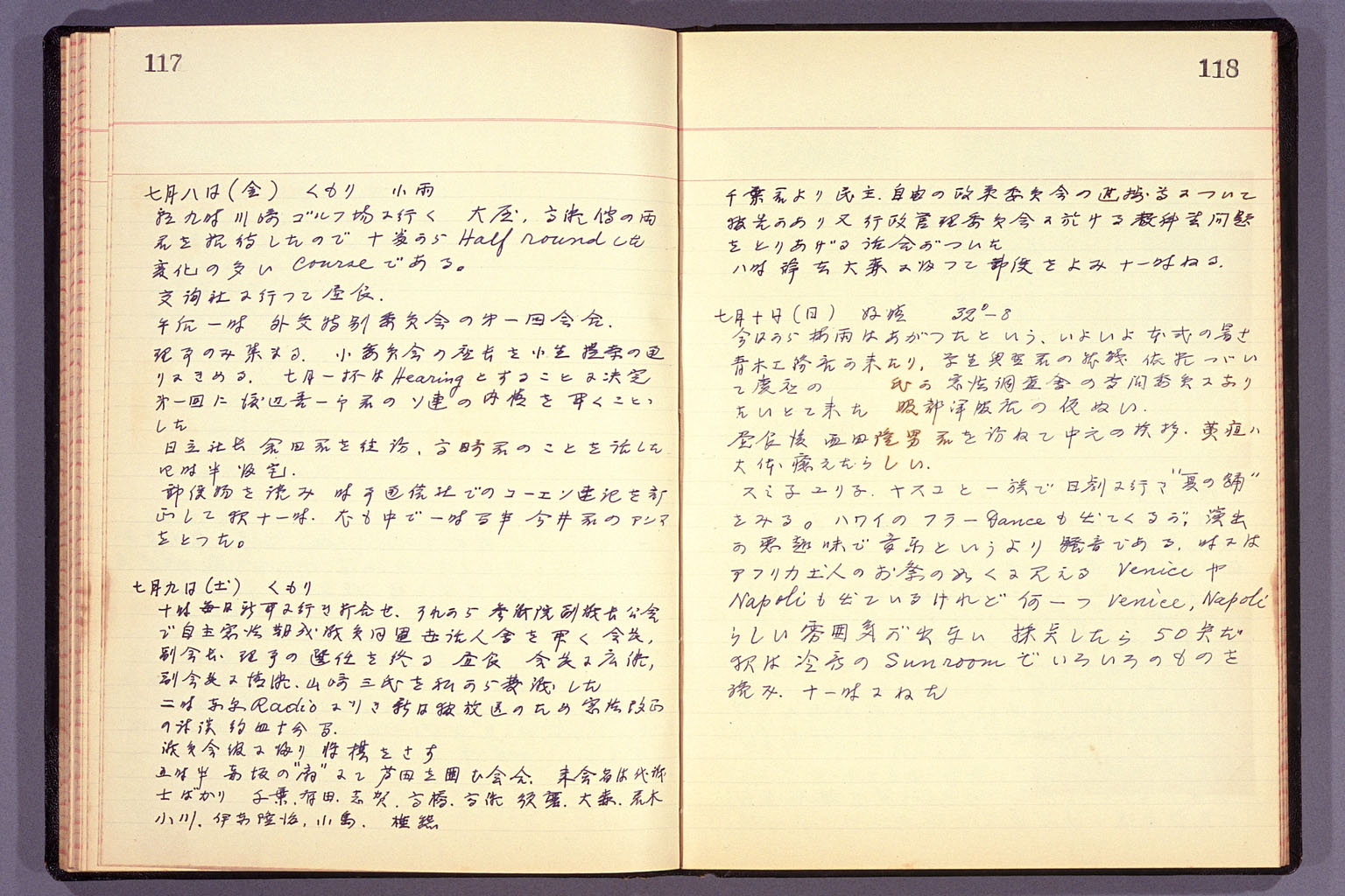 Diary from the end of March 1955 to September 15, 1955 (larger)