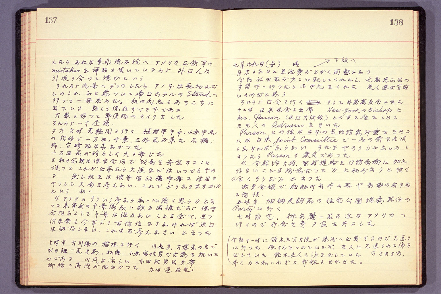 Diary from the end of March 1955 to September 15, 1955 (larger)