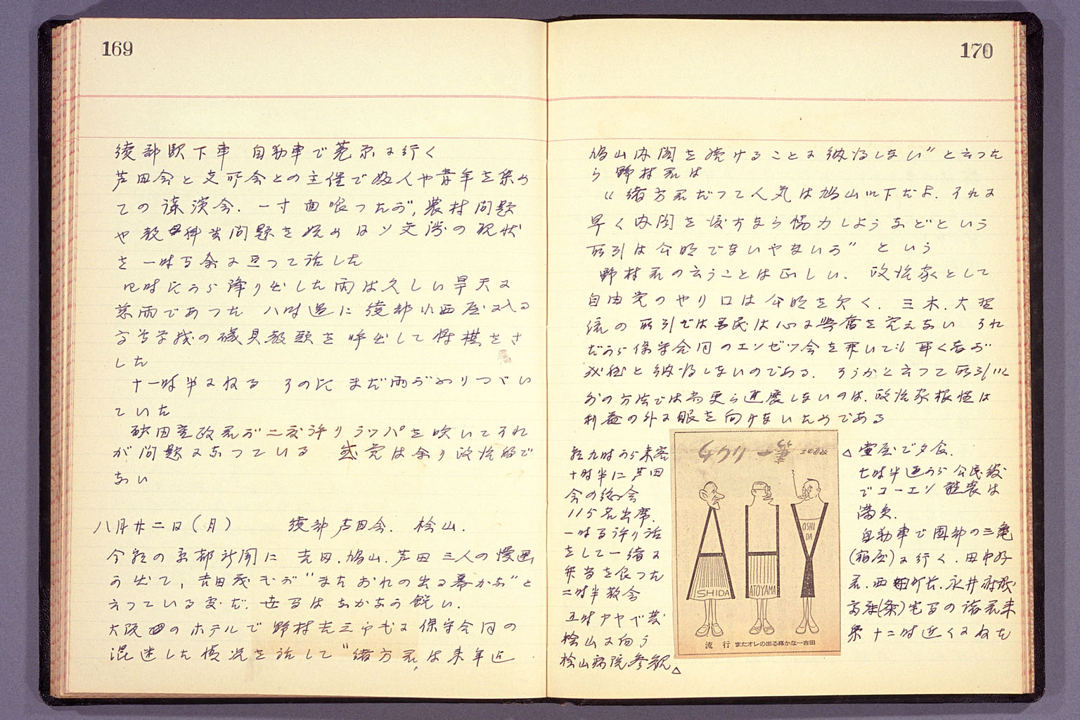 Diary from the end of March 1955 to September 15, 1955 (larger)