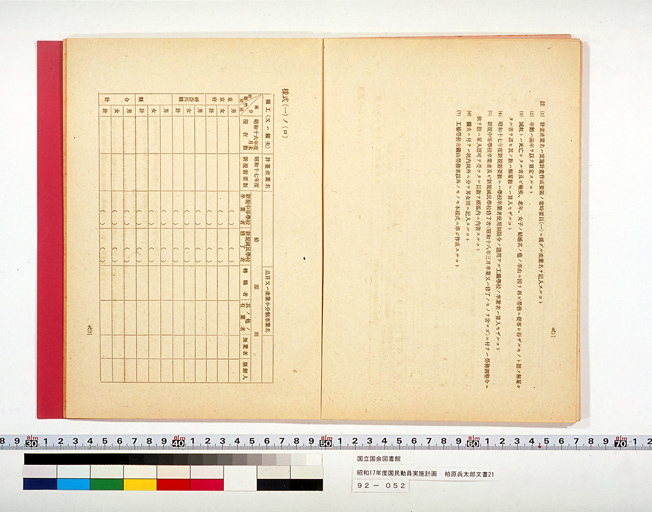 National Mobilization Plan for 1942 (Showa 17) (preview)