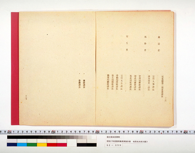 National Mobilization Plan for 1942 (Showa 17) (preview)