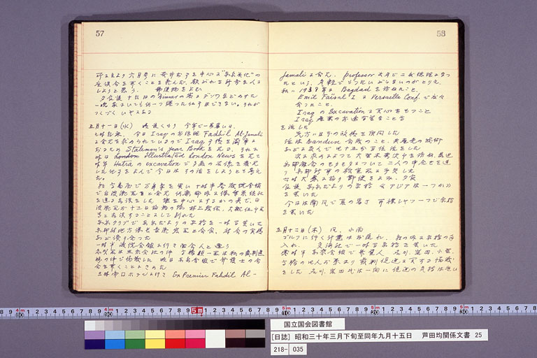 Diary from the end of March 1955 to September 15, 1955 (preview)