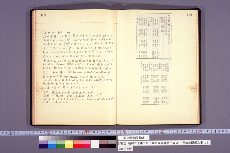 Diary from the end of March 1955 to September 15, 1955 (preview)