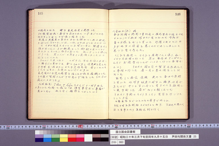 Diary from the end of March 1955 to September 15, 1955 (preview)