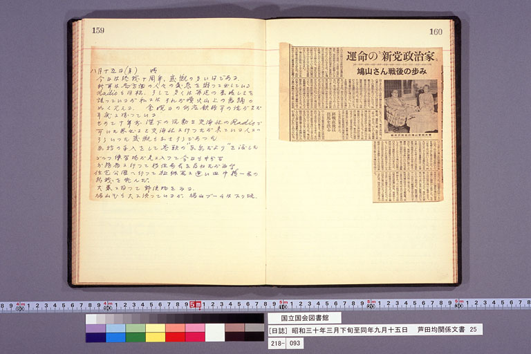 Diary from the end of March 1955 to September 15, 1955 (preview)