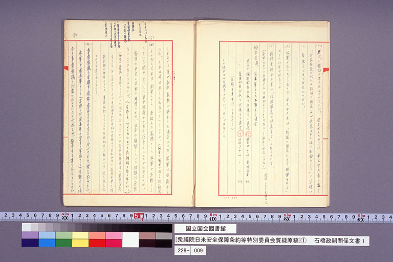 [衆議院日米安全保障条約等特別委員会質疑原稿](1) (標準画像)