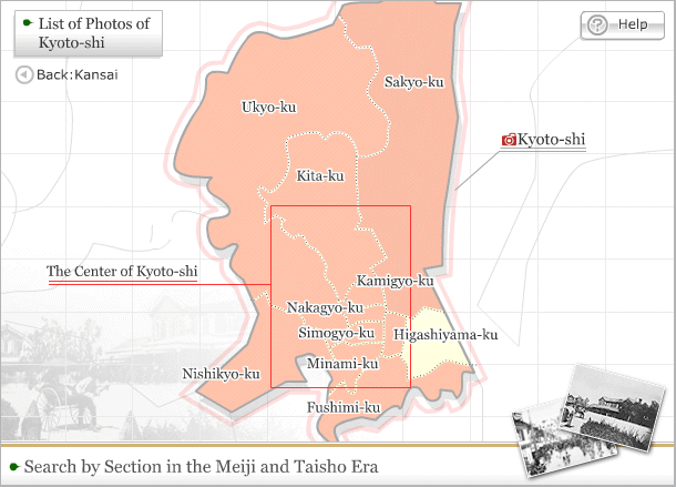 Map of Kyoto-shi