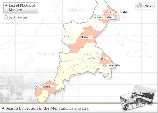 Map of Mie-ken