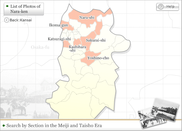 Map of Nara-ken