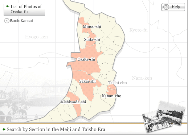 Map of Osaka-fu