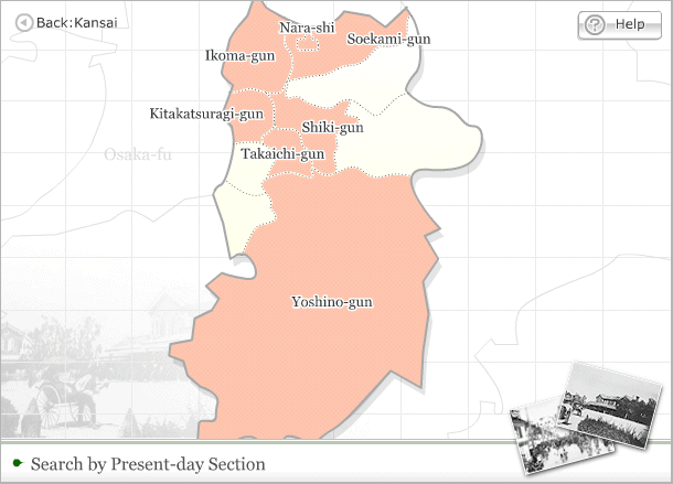 Map of Nara-ken